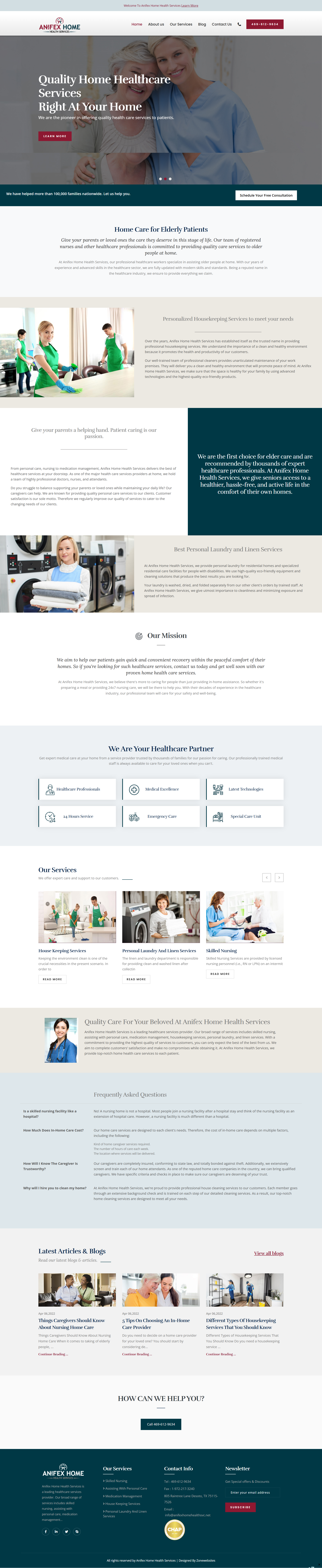 Modern web design and development project by website design company Axion Web Technology
